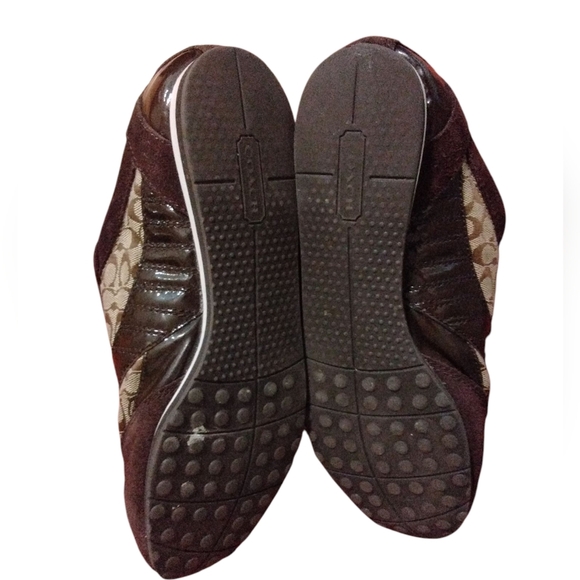 Coach Brown and Tan Sneakers - Picture 8 of 12